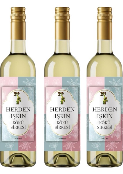 Doğal Işkın Kökü Sirkesi 3X500 ml Avantaj Paketi