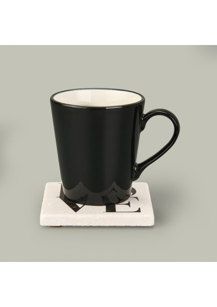 Kitchen Love Taş Bardak Altlığı - Renkli - 10X10 cm fiyatları