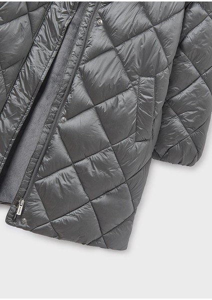 7432-50 Kız Çocuk Gri Mont indirimleri