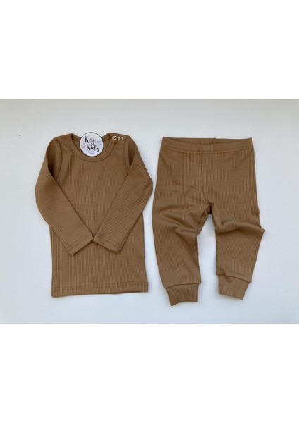 Nescafe Fitilli Modal Pijama Takımı