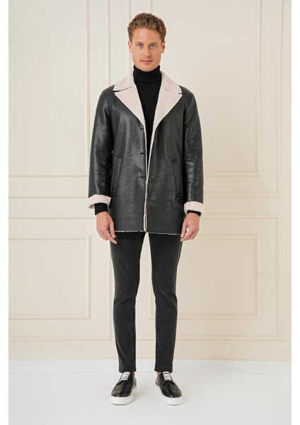 Ka 090 Slim Fit Siyah Spor Kaban