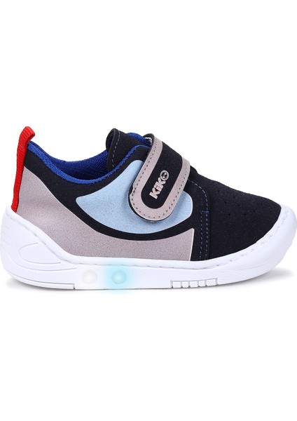 Kugan Cırtlı Işıklı Erkek Bebek Yürüyüş Spor Ayakkabı modelleri