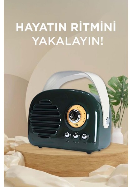 KTS-1682 Yeşil Taşınabilir Bluetooth Hoparlör modelleri