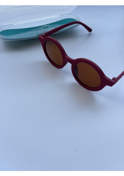 Bordo Iskandinav Çocuk Gözlük 2-8 Yaş fiyatları