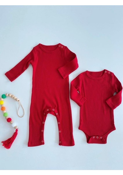 Kırmızı Fitilli Modal Uzun Kol Body modelleri