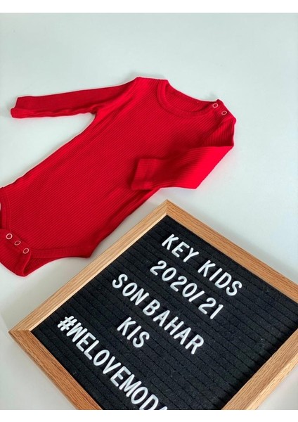 Kırmızı Fitilli Modal Uzun Kol Body indirimleri