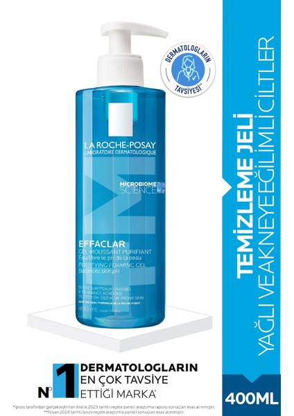 Effaclar Yağlı Ve Akneye Eğilimli Ciltler İçin Yüz Temizleme Jeli 400 ml