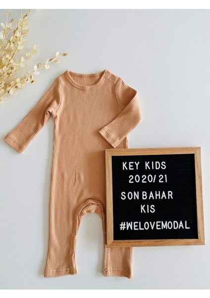 Kayısı Fitilli Modal Uzun Tulum