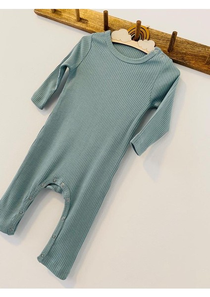 Koyu Mint Fitilli Modal Uzun Tulum fırsatları