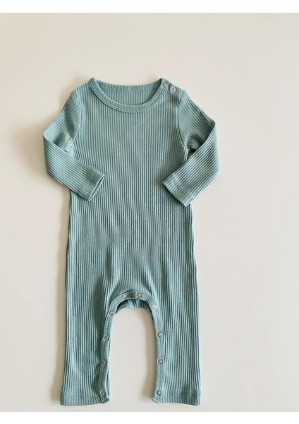 Koyu Mint Fitilli Modal Uzun Tulum indirimleri