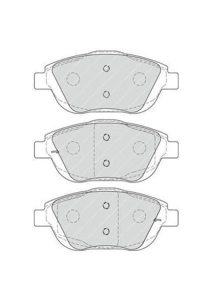 670334 - Ön Fren Balatası Corsa F 19 Crossland 17 Mokka 20 C3 Iı-Iıı-Aırcross 09 C4 14 208 19 2008 19 Ds3 15 15 Inç 283MM