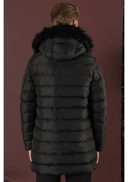 Ka 076 Slim Fit Siyah Spor Kaban