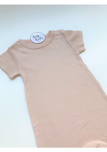 Latte Fitilli Modal Pamuk Romper Kısa Tulum Salopet fiyatları