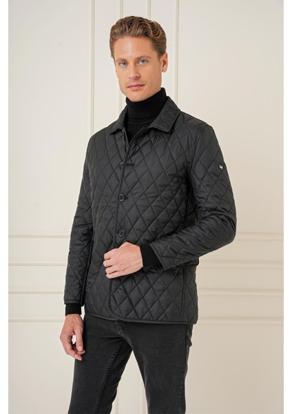 Ka 081 Slim Fit Siyah Spor Kaban modelleri