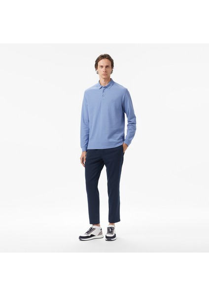 Erkek Mavi Classic Fit Uzun Kollu Polo Yaka T-Shirt K57351T.4MY modelleri