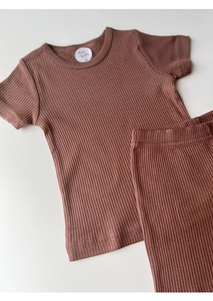 Fitilli Şortlu Modal Takım Koyu Gül Kurusu fiyatları