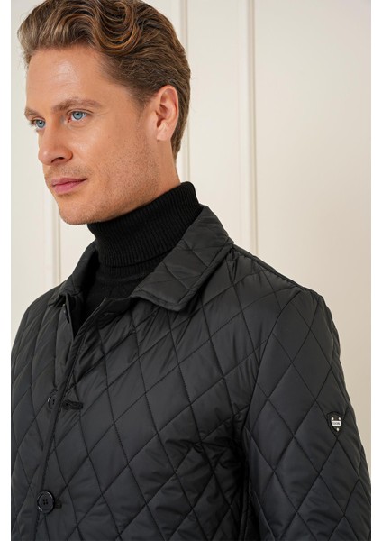 Ka 081 Slim Fit Siyah Spor Kaban