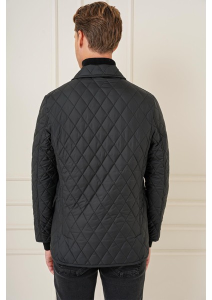 Ka 081 Slim Fit Siyah Spor Kaban