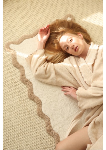 Scallop Tekli Banyo Paspası Bambu 60X100 Bej indirimleri