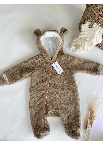 Welsoft Teddy Ayıcık Bej Tulum Peluş Astronot modelleri