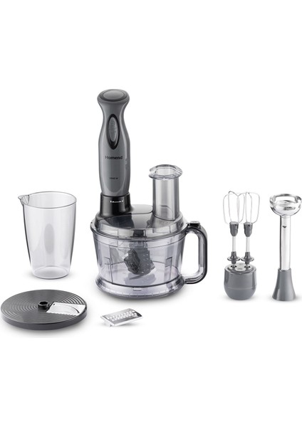 Functionall 2851H Mutfak Robotu Antrasit Siyah