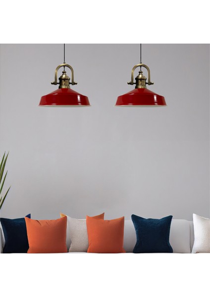 Asaletli Tekli Avize Gemici Eskitme Başlık Retro Sarkıt Lamba Restoran Salon Aydınlatma