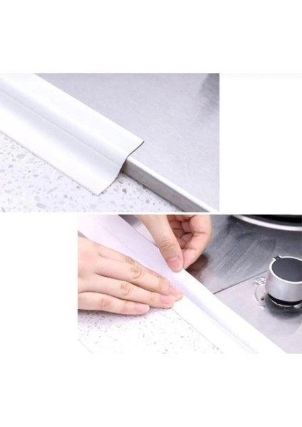 1 Adet Su Sızdırmaz Banyo Küvet Duşakabin Kenar Mutfak Lavabo Ocak Izolasyon Bandı 3.2mt Beyaz Renk modelleri