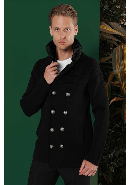 02 Slim Fit Siyah Spor Kaban fırsatları