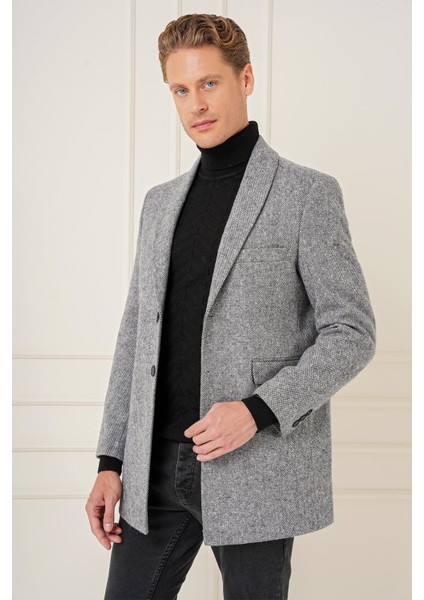 Ka 084 Slim Fit Gri Spor Kaban fırsatları