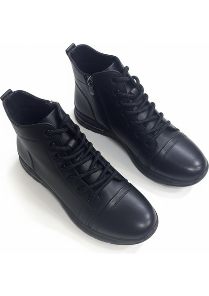 Hakiki Deri Kadın Günlük Fermuarlı Ortopedik Kadın Deri Bot fiyatları