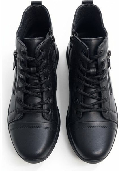 Hakiki Deri Kadın Günlük Fermuarlı Ortopedik Kadın Deri Bot modelleri