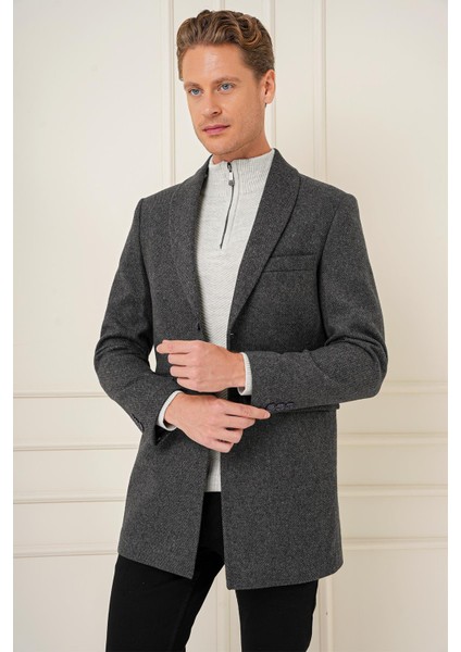 Ka 084 Slim Fit Antrasit Spor Kaban fırsatları