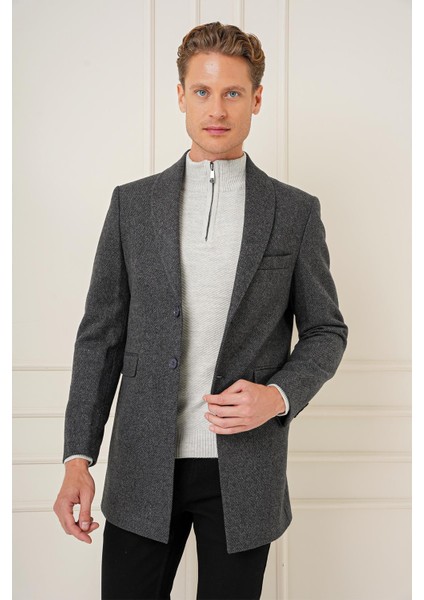 Ka 084 Slim Fit Antrasit Spor Kaban indirimleri