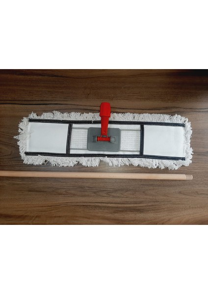 60 cm Mop Paspas Takımı Hastane Işyeri Temizliği Için Geniş Temizleme Yüzeyi Toz Toplamaya Yardımcı