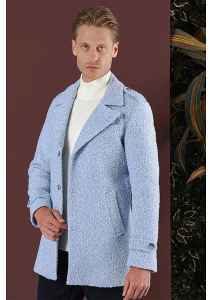 Ka 078 Slim Fit Mavi Spor Kaban modelleri