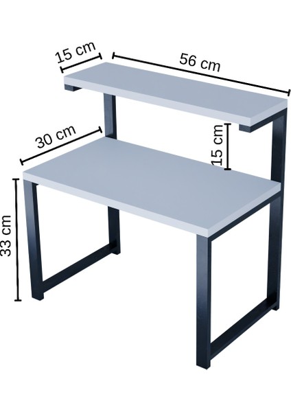 2 Katlı Kahve Köşesi Standı Kahve Makinesi ve Bardak Organizer, Baharatlık,çok Amaçlı Tezgah Rafı indirimleri