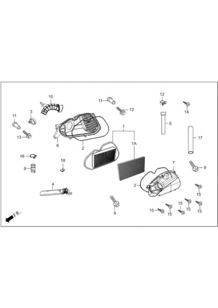 Hr-Ort F2757 Dash Duet Hava Fıltre Govde