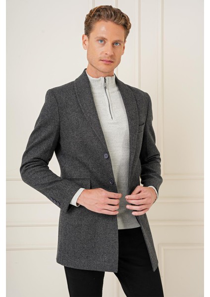 Ka 084 Slim Fit Antrasit Spor Kaban fiyatları