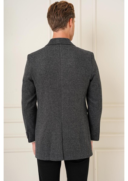 Ka 084 Slim Fit Antrasit Spor Kaban