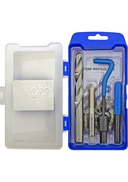 M14 Helicoil Kılavuz Seti Matkap Uçlu 1.25 21 mm