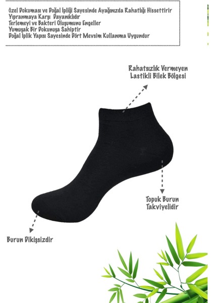 10 Çift Erkek Bambu Kısa Patik Çorap fiyatları