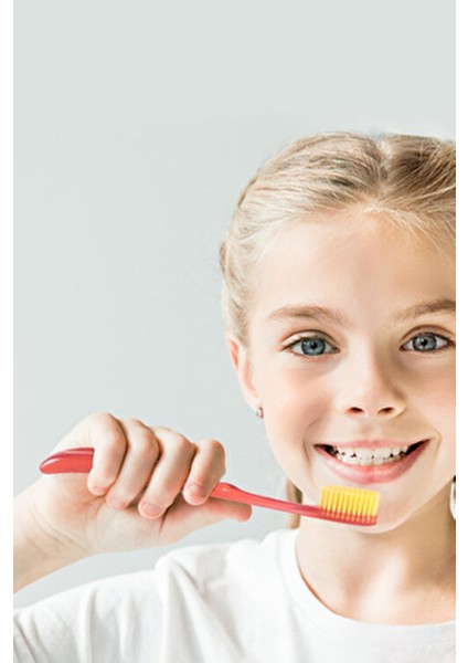 Junior Diş Fırçası Yumuşak Kıllar ile 3 Adet 6-12 Yaş Arası Çocuklar İçin