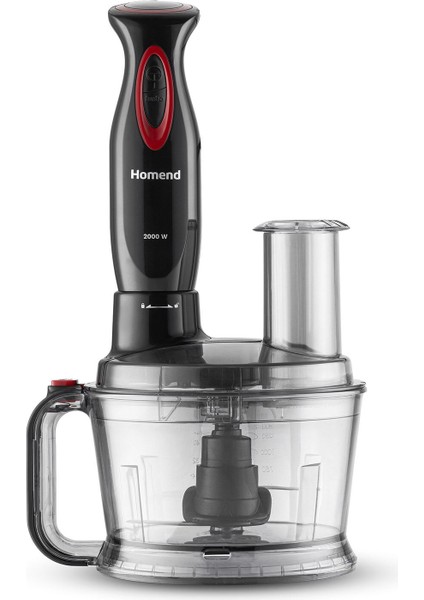 Functionall 2851H Mutfak Robotu Siyah Kırmızı fiyatları