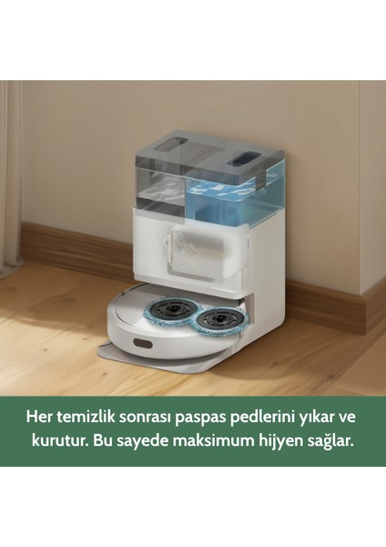 Roomba Plus 405 Combo Robot Süpürge ve Paspas + Autowash (Beyaz) fırsatları
