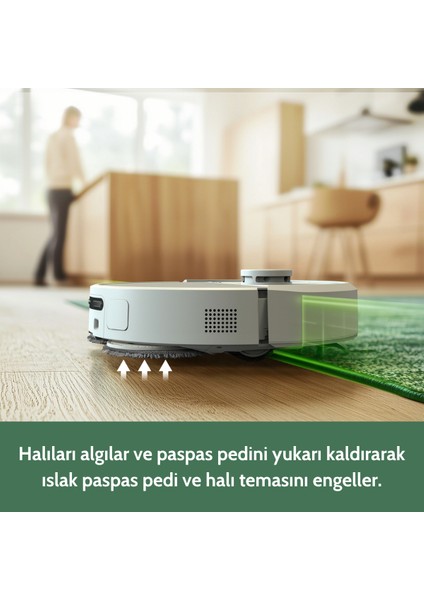 Roomba Plus 405 Combo Robot Süpürge ve Paspas + Autowash (Beyaz) indirimleri