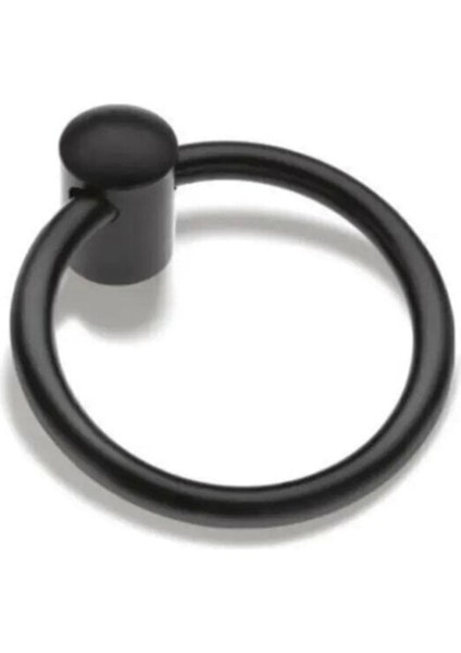 2'li Siyah Halka Sarkaç Tekli Düğme Mobilya Mutfak Banyo Çekmece Kulp fırsatları