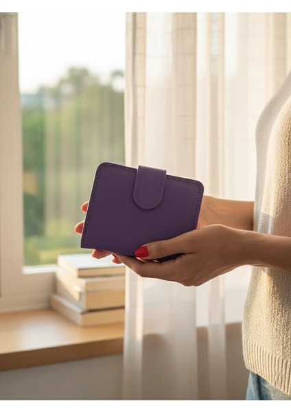 Deri Fermuarlı Küçük Kadın Cüzdanı modelleri