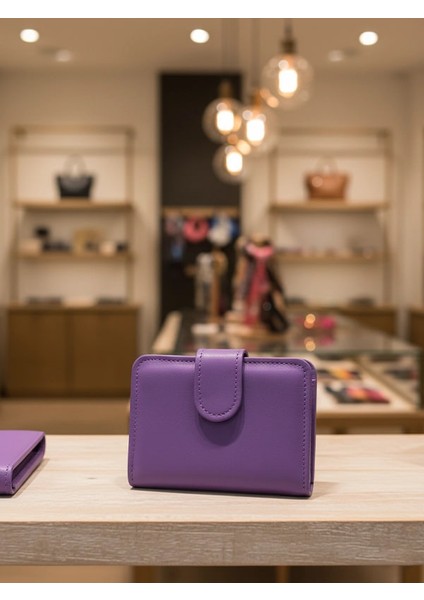 Deri Fermuarlı Küçük Kadın Cüzdanı fırsatları