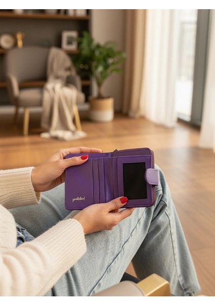 Deri Fermuarlı Küçük Kadın Cüzdanı indirimleri