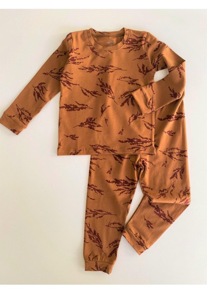 Floral Taba Uyu&oyna 2'li Pijama Takım
